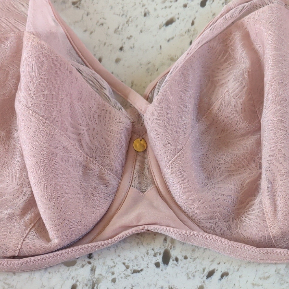Understance Lined Underwire Bra In Light Pink Size 40G